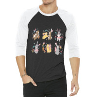 Bunny Fairies  .png 3/4 Sleeve Shirt | Artistshot