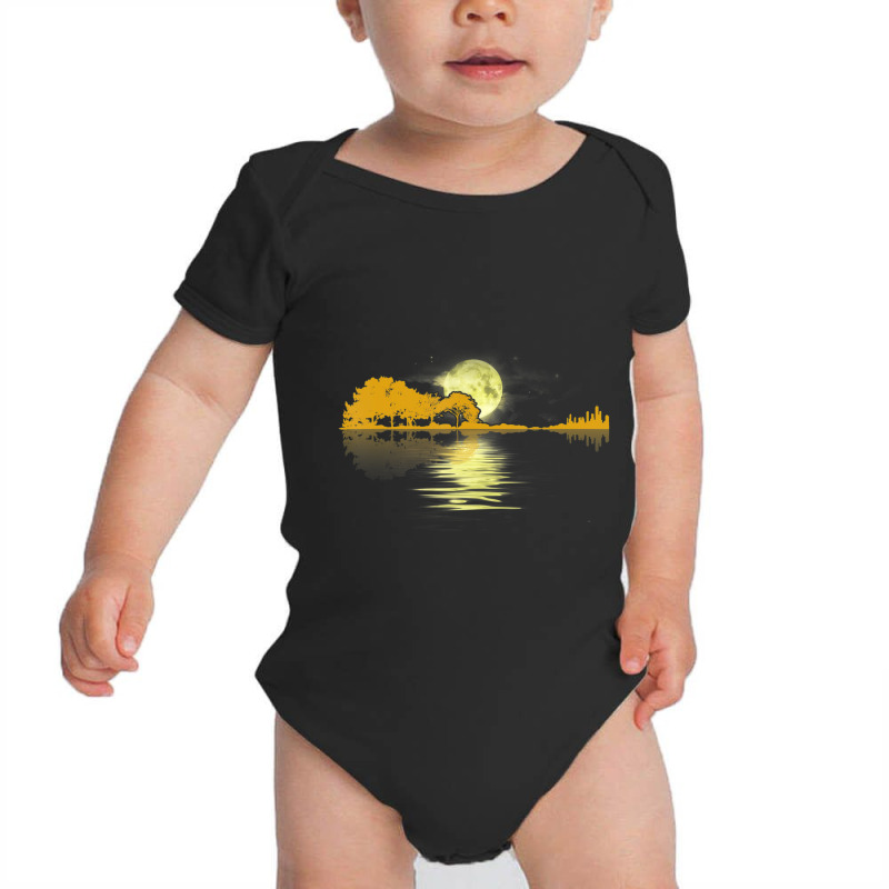 Guitar Lake Shadow Love Guitar Baby Bodysuit | Artistshot