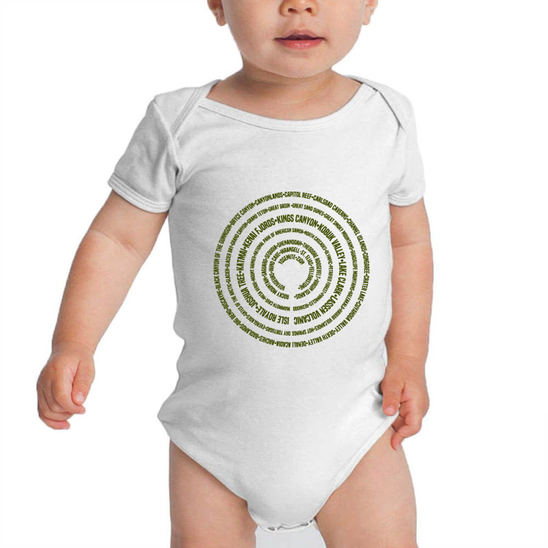 National Park   Tree Ring National Parks Baby Bodysuit by gemuruhe | Artistshot