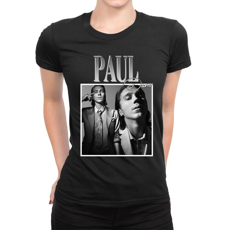 Paul Dano Ladies Fitted T-Shirt by cm-arts | Artistshot