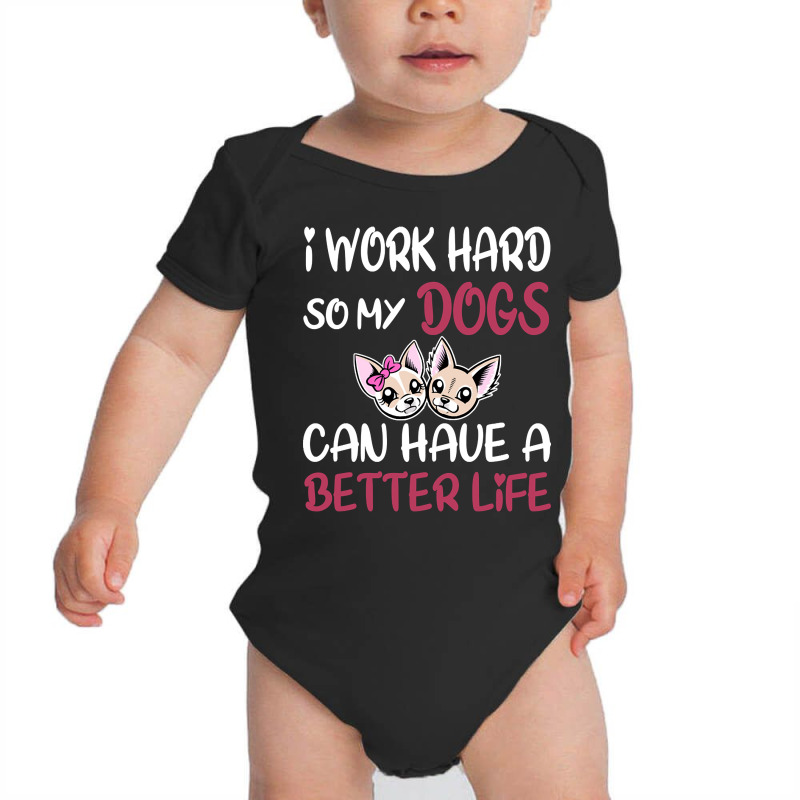 I Work Hard For Women Baby Bodysuit by Kanmopsuk45 | Artistshot