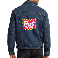 Pot Noodle Instant Snack Design Men Denim Jacket | Artistshot