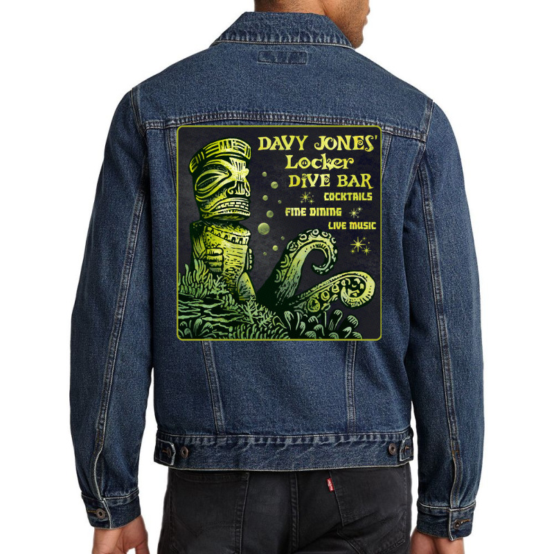 Davy Jone Locker, Davy Jone Locker Art, Davy Jone Locker Vitage, Davy Men Denim Jacket by SHOPA00SA | Artistshot