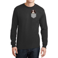 English Springer Spaniel Dog In Your Pocket Long Sleeve Shirts | Artistshot