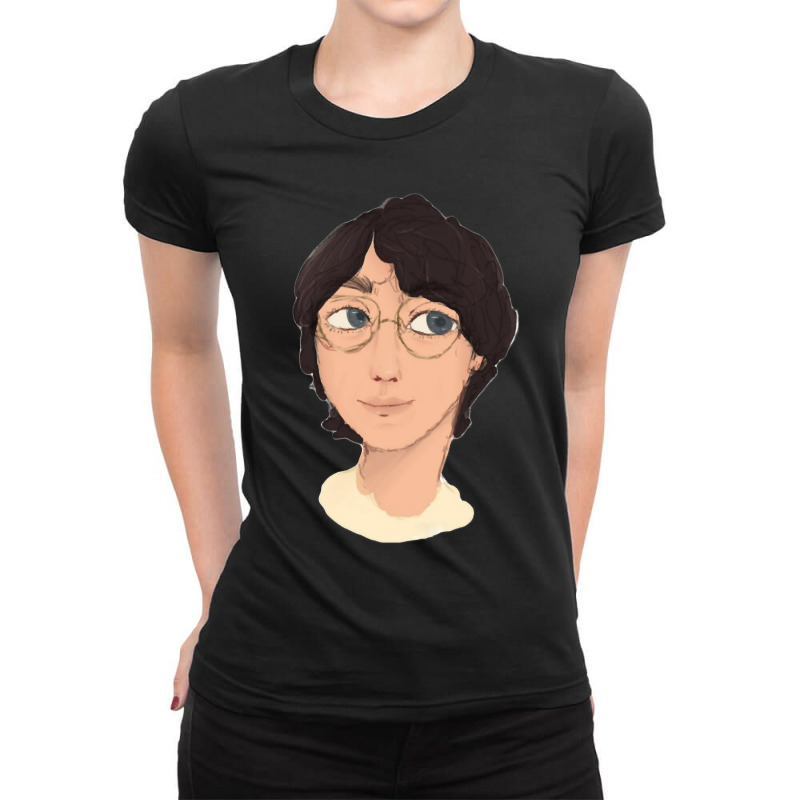 Paul Dano Ladies Fitted T-Shirt by cm-arts | Artistshot