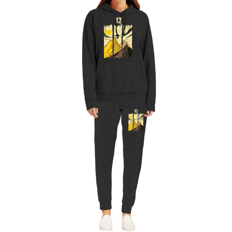 K2 Mountain Peak Summit Climber Hoodie & Jogger set by cm-arts | Artistshot