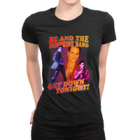 Kc Get Down Tonight Ladies Fitted T-shirt | Artistshot