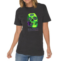 Cybernetic Cyberpunk Futuristic Skull Vintage T-shirt | Artistshot