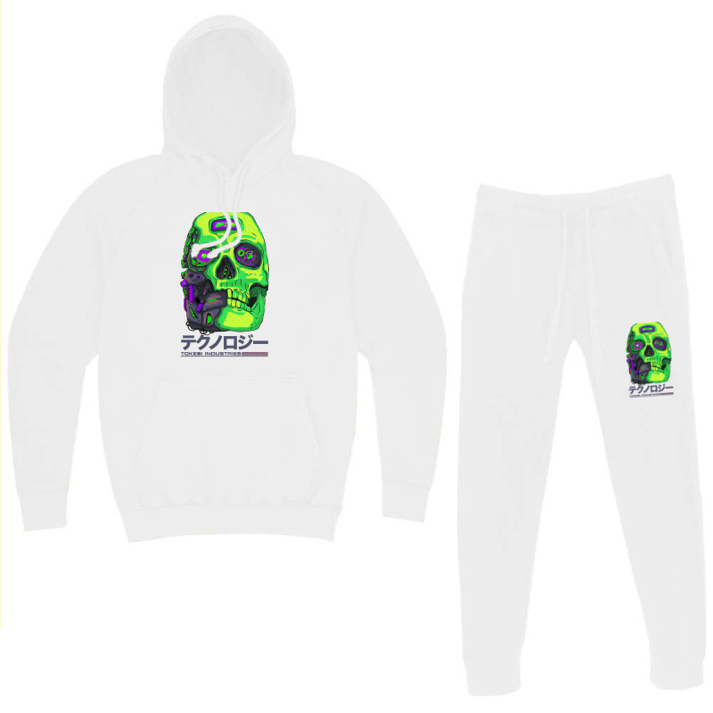 Cybernetic Cyberpunk Futuristic Skull Hoodie & Jogger set by dyahayusutra | Artistshot