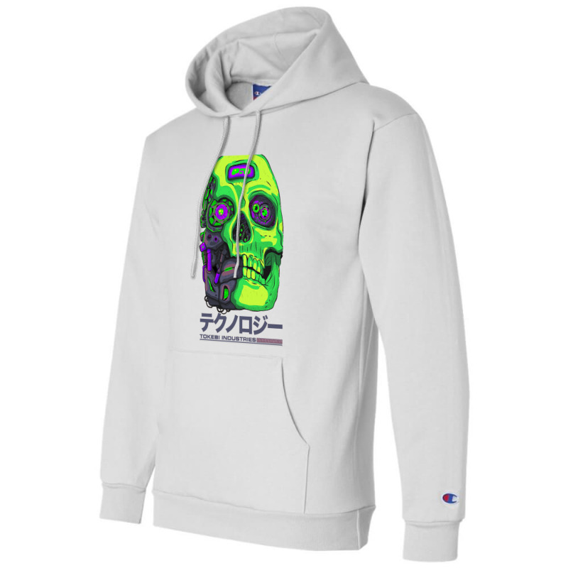 Cybernetic Cyberpunk Futuristic Skull Champion Hoodie by dyahayusutra | Artistshot