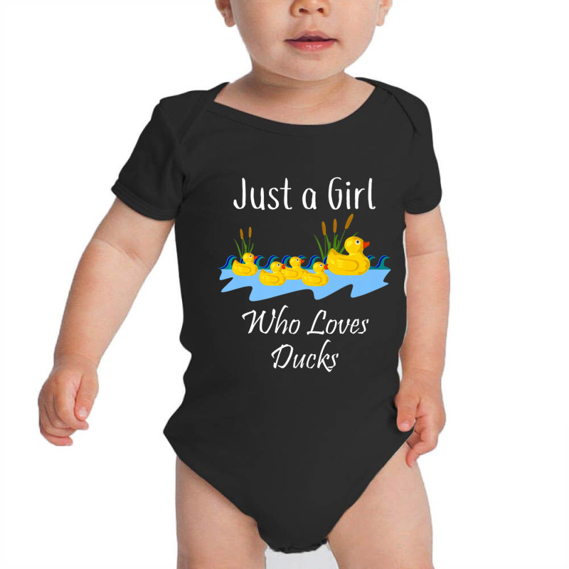 Just A Girl Who Likes Ducks Rubber Ducky Baby Bodysuit by thangdinhsinhelf | Artistshot