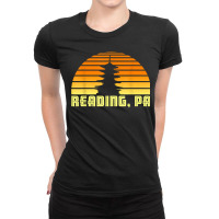 World Famous Pagoda Reading Pennsylvania Ladies Fitted T-shirt | Artistshot