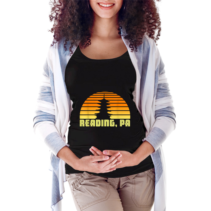 World Famous Pagoda Reading Pennsylvania Maternity Scoop Neck T-shirt by JuniorFrye | Artistshot