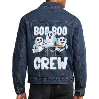 Paramedics Boo Boo Crew Emergency Medical Technician Gift Men Denim Jacket | Artistshot