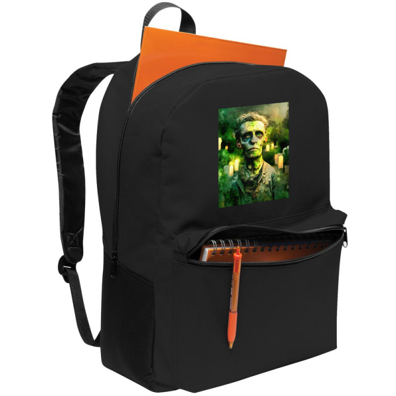 Zombie In Graveyard Backpack | Artistshot