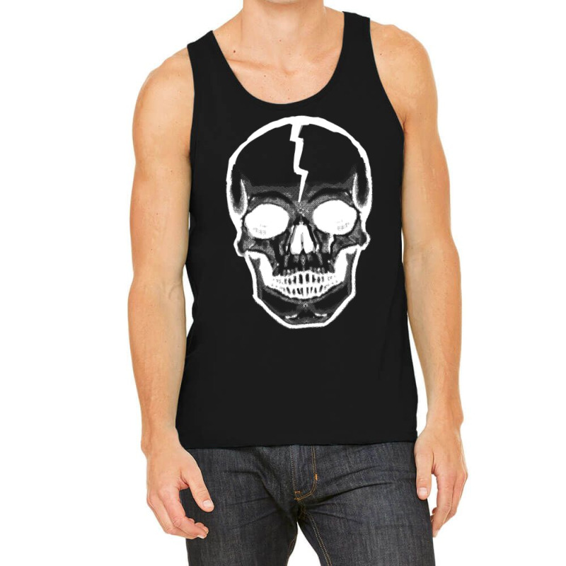 Lightning Skull Tank Top by Mata Gibson | Artistshot