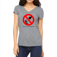 Pluck At Your Own Risk Women's V-neck T-shirt | Artistshot