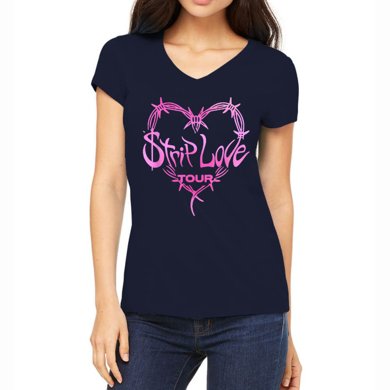 Strip Love Tour 2022 T Shirt Women's V-Neck T-Shirt by cm-arts | Artistshot