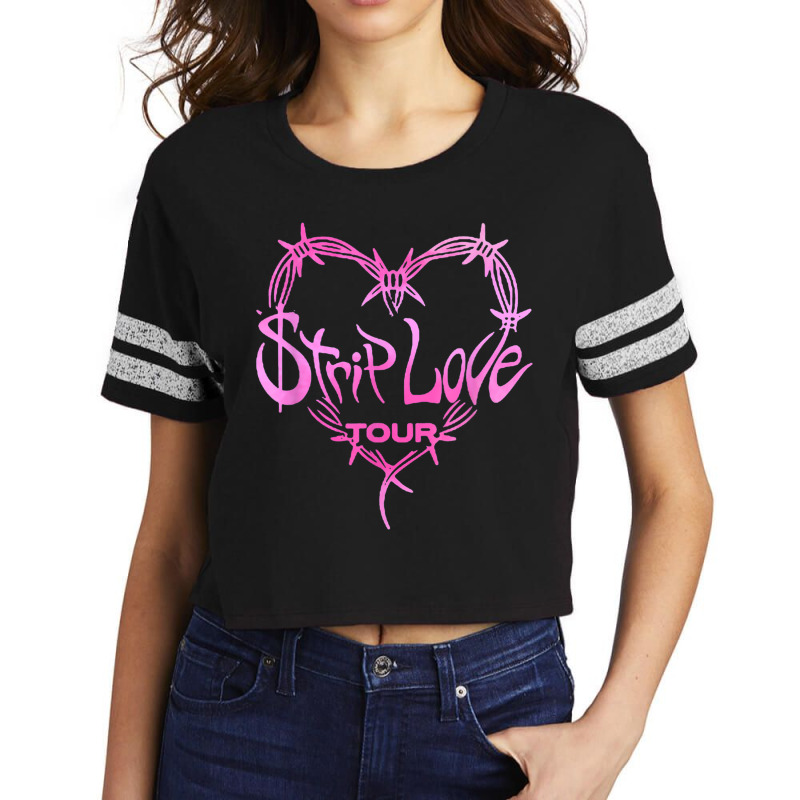 Strip Love Tour 2022 T Shirt Scorecard Crop Tee by cm-arts | Artistshot