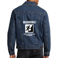 Rock Hounding Stone Natural Object Mining Men Denim Jacket | Artistshot