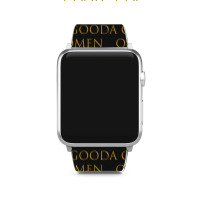 Latin Quote - Good Name, A Good Omen Apple Watch Band | Artistshot