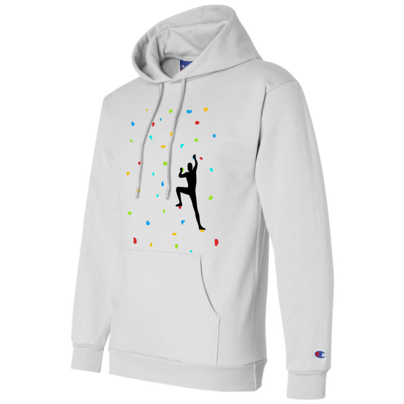 Climbing Wall Climbing Bouldering Champion Hoodie | Artistshot