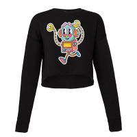 Robot Cartoon-jnxwo Cropped Sweater | Artistshot