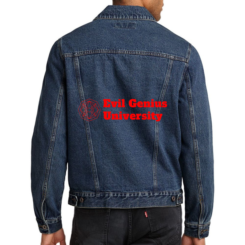 Evil Genius University-ieutf Men Denim Jacket | Artistshot