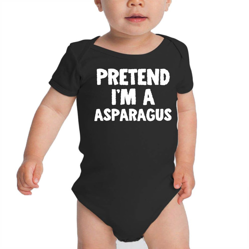 Pretend I M A Asparagus Funny Halloween Costume Humor Baby Bodysuit | Artistshot