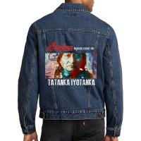 Tatanka Iyotanka   Sitting Bull T Shirt Men Denim Jacket | Artistshot