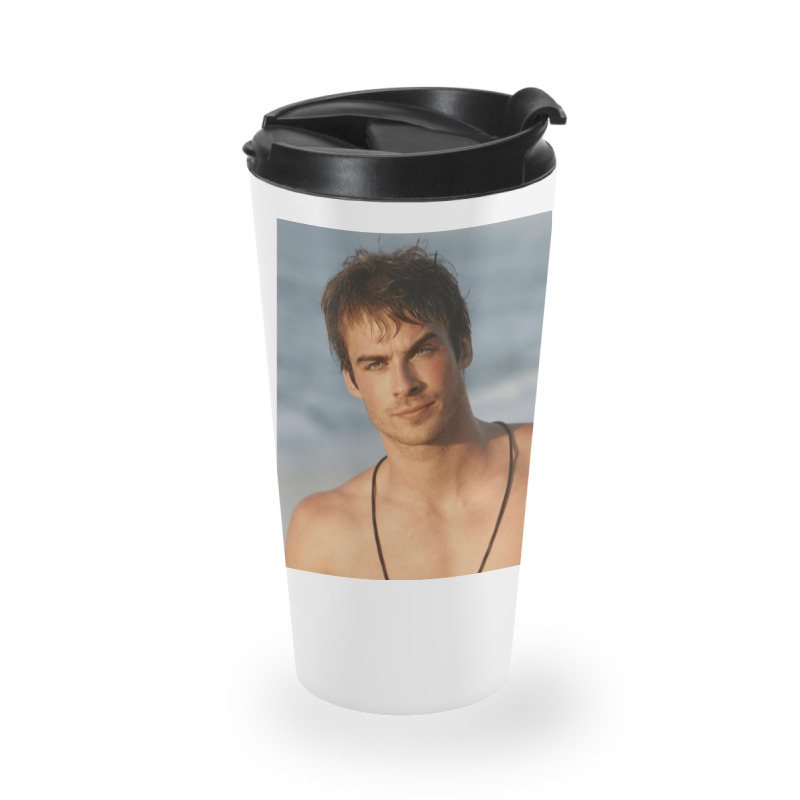 Ian Somerhalder Shirtless Gift Travel Mug | Artistshot