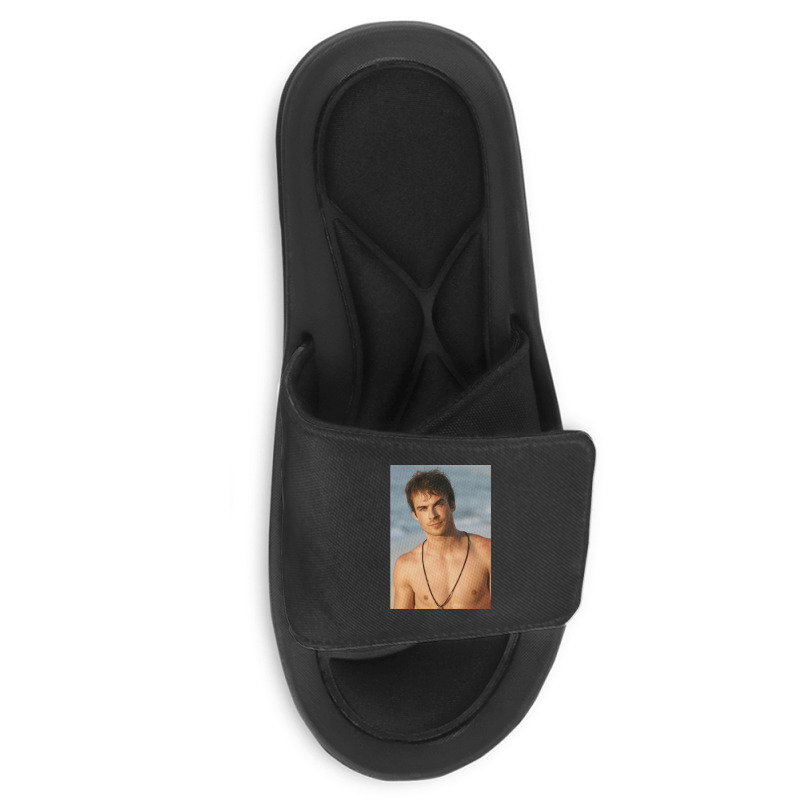 Ian Somerhalder Shirtless Gift Slide Sandal | Artistshot