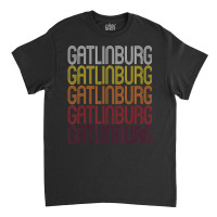 Gatlinburg, Tn Vintage Style Tennessee Classic T-shirt | Artistshot