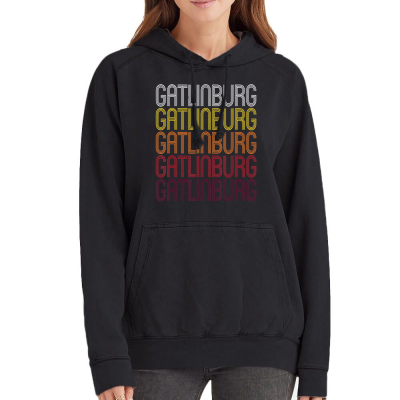 Gatlinburg, Tn Vintage Style Tennessee Vintage Hoodie | Artistshot