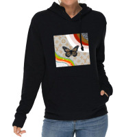 Butterflies Black Collor Butterfly Lightweight Hoodie | Artistshot