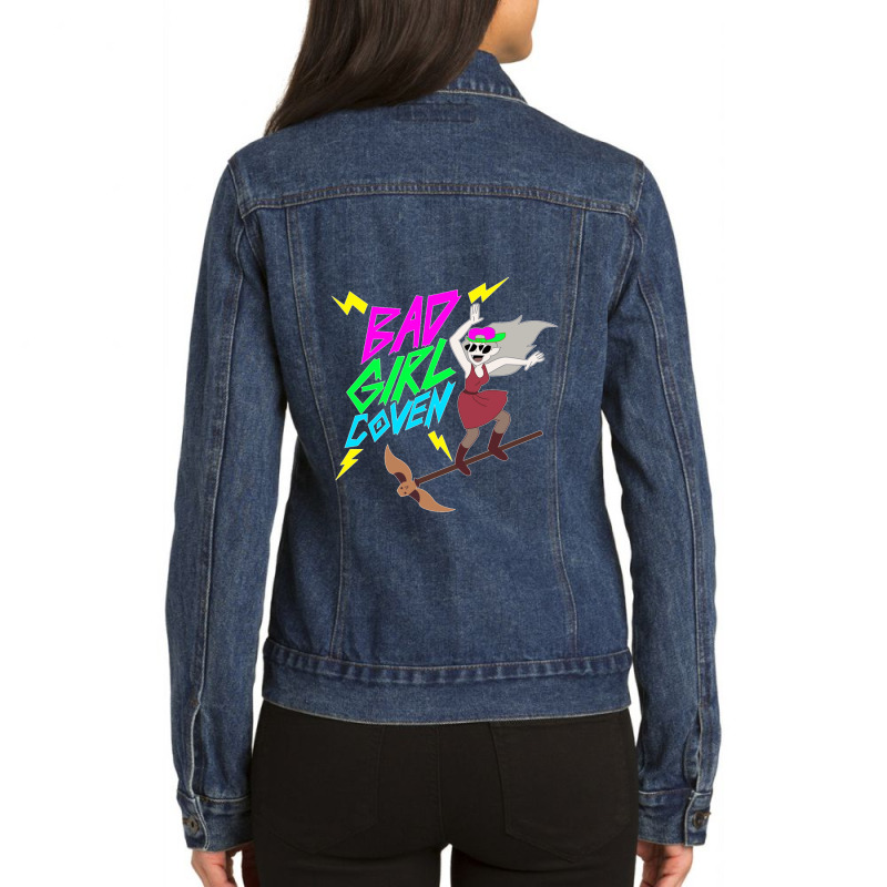 Bad Girl Coven The Owl House Ladies Denim Jacket by cm-arts | Artistshot