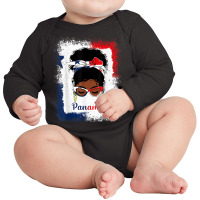 Messy Bun Panamanian Panama Flag Womens Woman Girl T Shirt Long Sleeve Baby Bodysuit | Artistshot