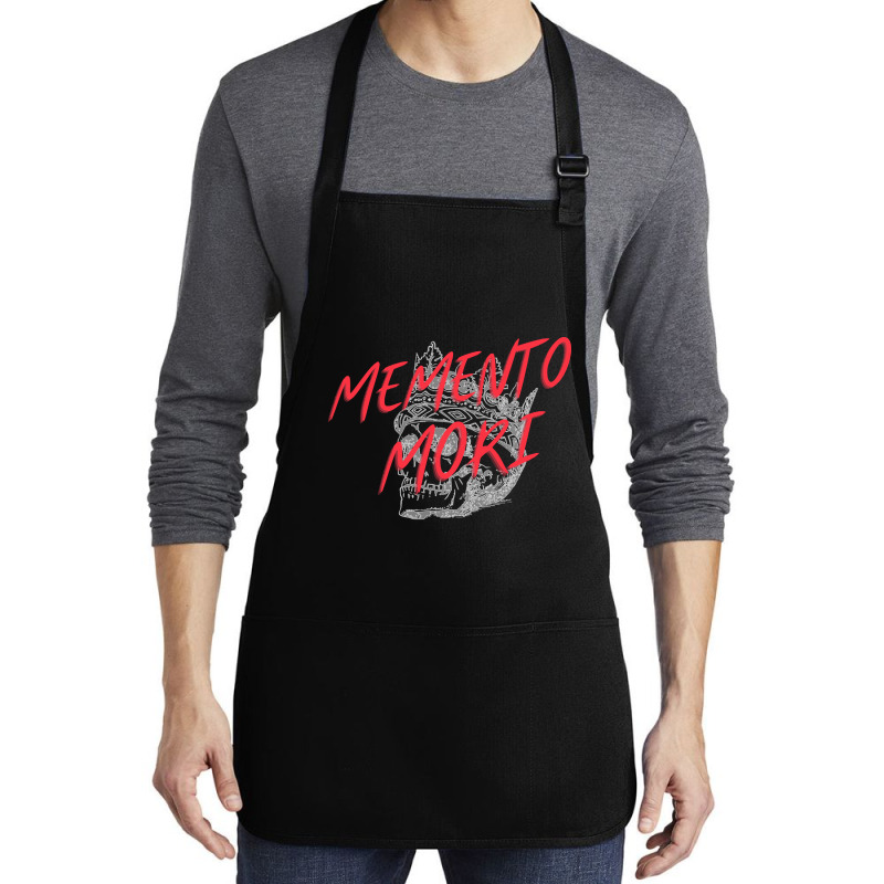 Memento Mori, The Memento Mori, Memento Mori Art, Memento Mori Vintage Medium-length Apron | Artistshot