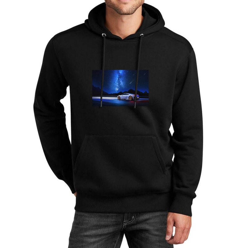 Supercar Milky Way Unisex Hoodie by EllaineRamshur | Artistshot