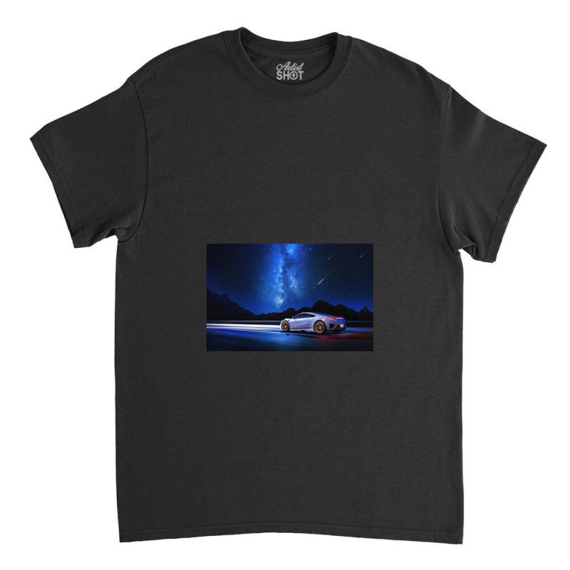 Supercar Milky Way Classic T-shirt by EllaineRamshur | Artistshot