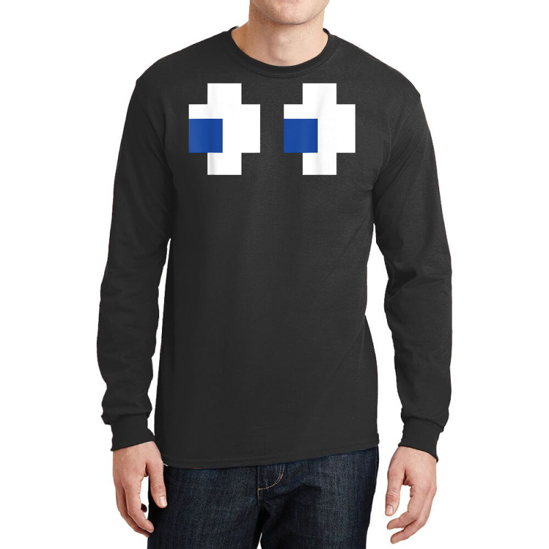 Retro Arcade Gaming Halloween Ghost Costume T Shirt Long Sleeve Shirts by kyxylojashu | Artistshot