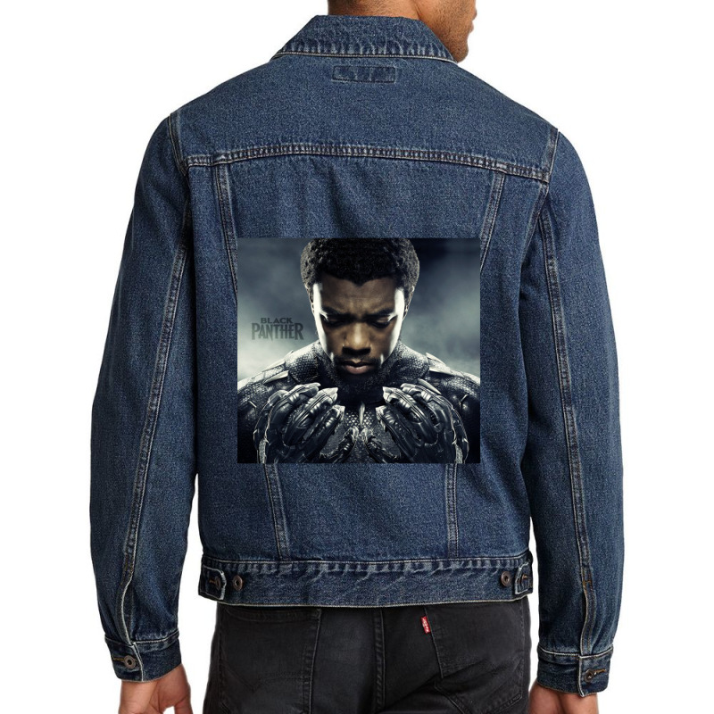 The Black Panter Boseman Black Chadwick Boseman Men Denim Jacket by gemuruhe | Artistshot