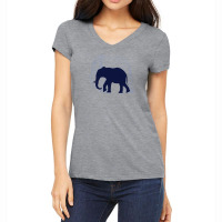 Royal Elephant Women's V-neck T-shirt | Artistshot