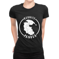 Reunite Pangea Funny Geology T-shirt For Geologist Ladies Fitted T-shirt | Artistshot