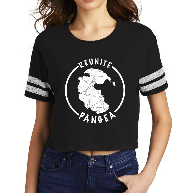 Reunite Pangea Funny Geology T-shirt For Geologist Scorecard Crop Tee by cm-arts | Artistshot