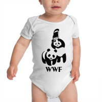 Funny Twin Pandas Fight Baby Bodysuit | Artistshot