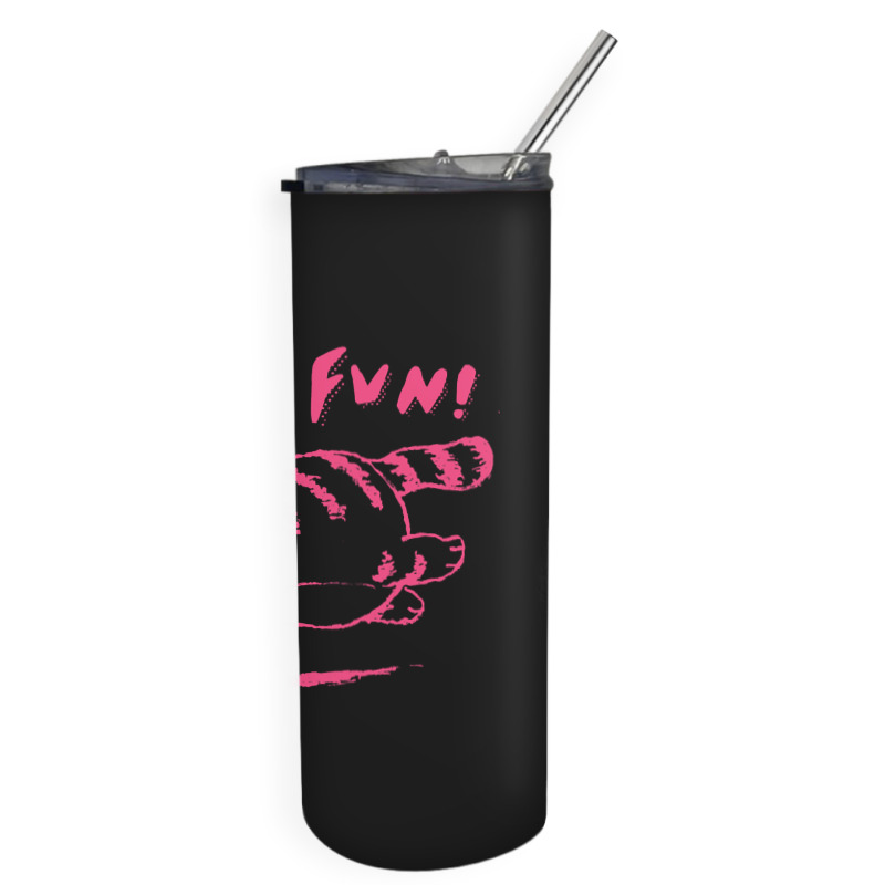 Let's Fun! Pink Skinny Tumbler | Artistshot