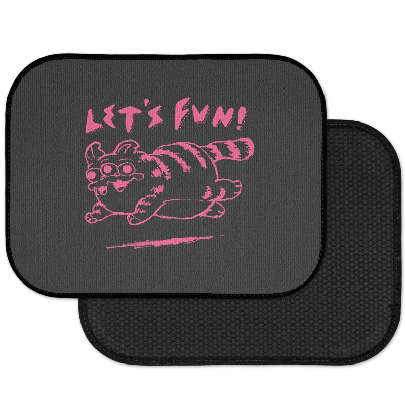 Let's Fun! Pink Rear Car Mat | Artistshot