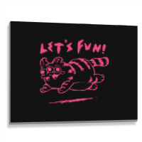 Let's Fun! Pink Metal Print Horizontal | Artistshot