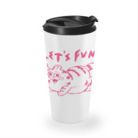 Let's Fun! Pink Travel Mug | Artistshot